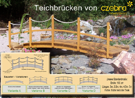 Brcken Teichbrcken von Czebra